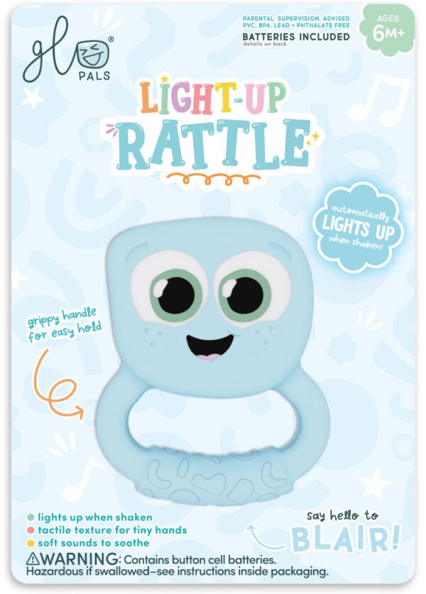 eng pl Glo Pals rattle teether glowing in the dark motion activated Blair blue 291 1