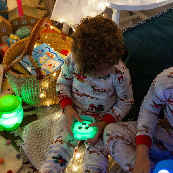 eng pl Glo Pals rattle teether glowing in the dark motion activated Blair blue 291 6