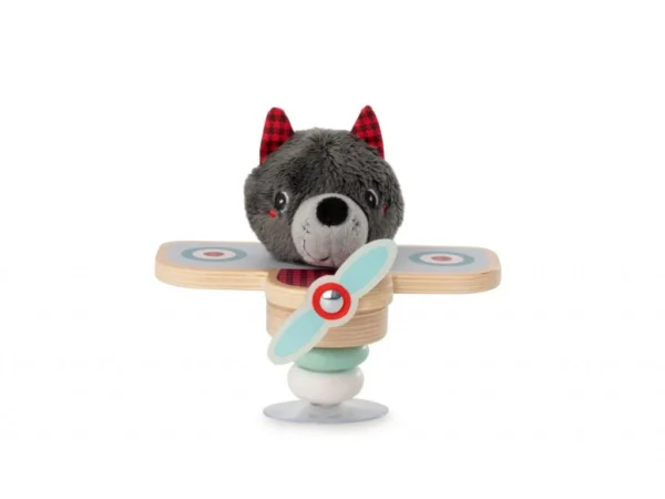 LILLI 83522 lilliputiens houpaci letadlo s pilotem vlk ludvik