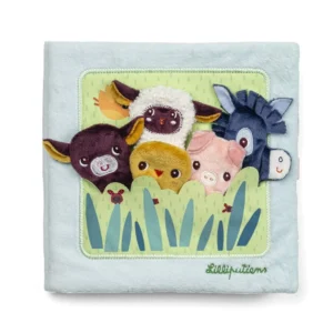 Textilní knížka - textilní knížka mláďátka