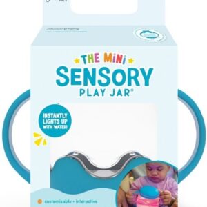 Glo Pals - senzorická láhev MINI modrá