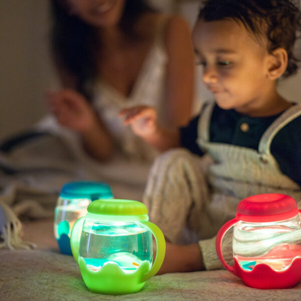 Glo Pals Sensory Play MINI Jar BLUE 463 9