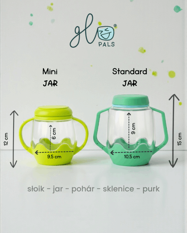 Glo Pals Sensory Play MINI Jar GREEN 461 6