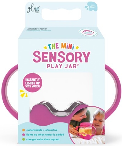 Glo Pals Sensory Play MINI Jar PINK Gumdrop 464 1