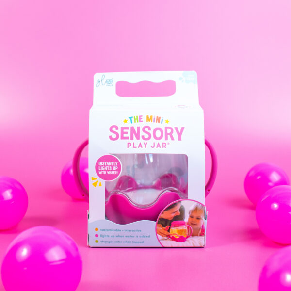 Glo Pals Sensory Play MINI Jar PINK Gumdrop 464 3