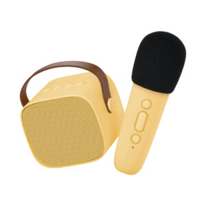 Lalarma - Bluetooth Karaoke set: mikrofon a reproduktor žlutý