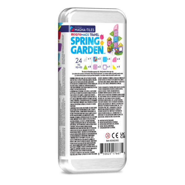 mt 264024sg magneticka stavebnica micromags spring garden travel set 24 dielov 8