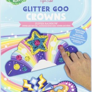 Tiger Tribe: Kreativní sada - Třpytivé korunky Super Rainbow