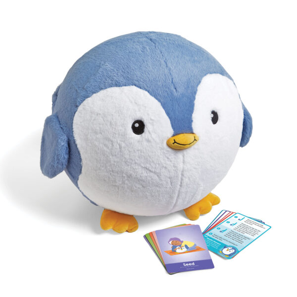 96997 Yoga Ball BubblePlush Penguin Cards Web