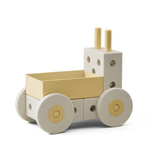 MODU - Dětské chodítko 3v1 Sand Grey / Honey Yellow