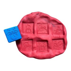 Obtiskovací kostka DENNÍ AKTIVITY