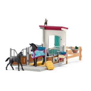 Schleich - Box pro koně s klisnou a hříbětem 42611
