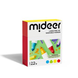 Mideer: Smyvatelné fixy s jemným hrotem (12 ks)