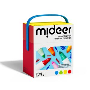 Mideer: Smyvatelné fixy s jemným hrotem (24 ks)