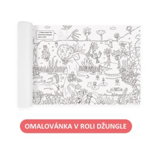 Mideer: Omalovánky v roli (10 m) - Džungle
