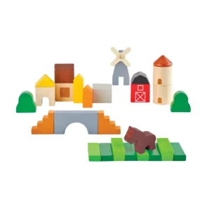 PlanToys - Stavebnice: Na venkově