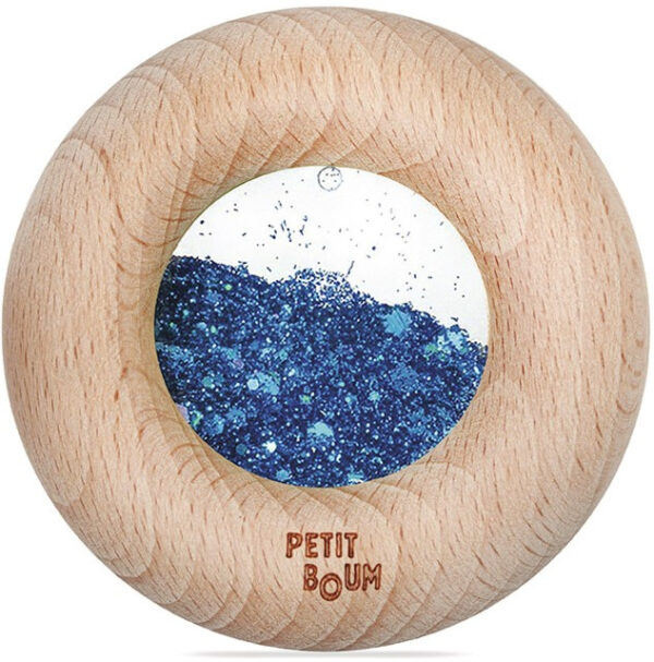 Petit Boum Sensory Rattle Calm Donut Blue