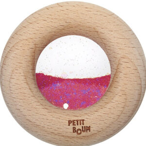 Petit Boum - Senzorické chrastítko Calm: růžové