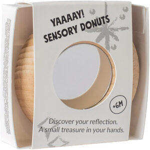 Petit Boum Sensory Rattle Reflect Donut